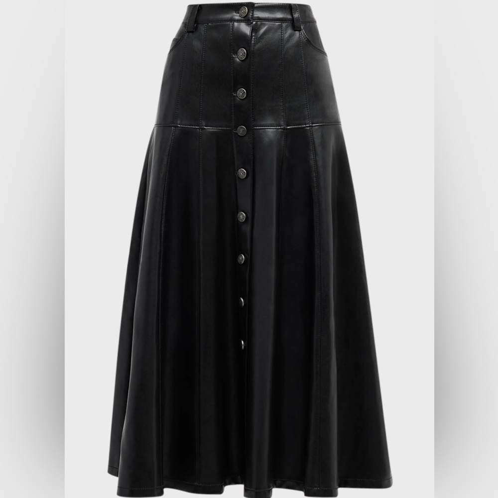 Cinq à Sept Vegan leather Veena skirt